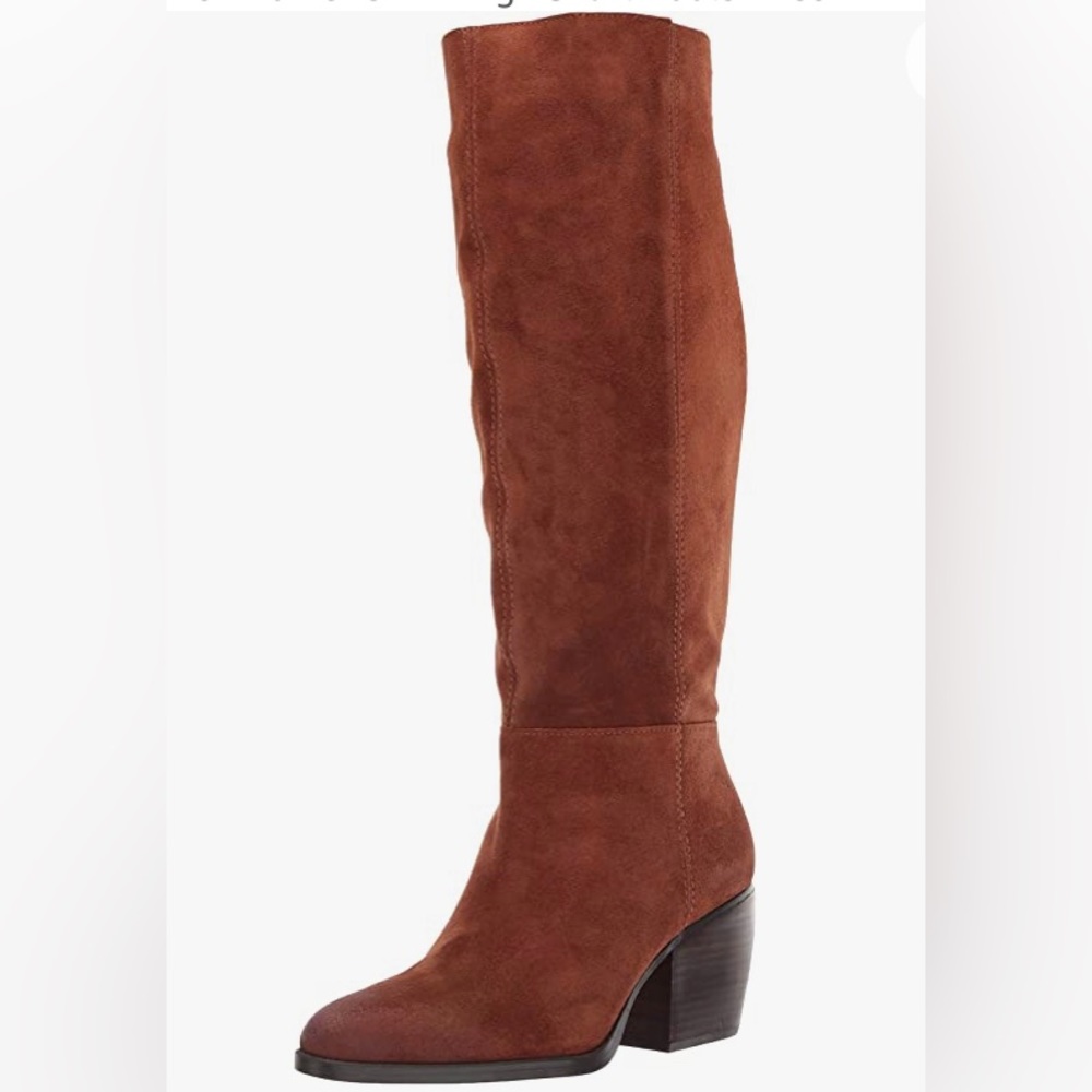 Naturalizer knee high boot- brown suede- sz 9